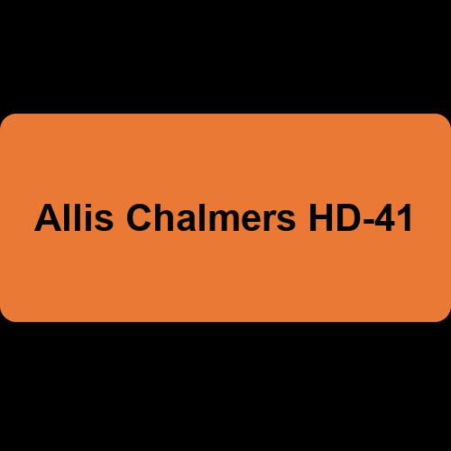 Allis Chalmers HD-41